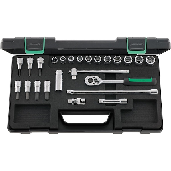 10 mm (3/8") Socket set 24-pcs., 456/49/19/5 KN